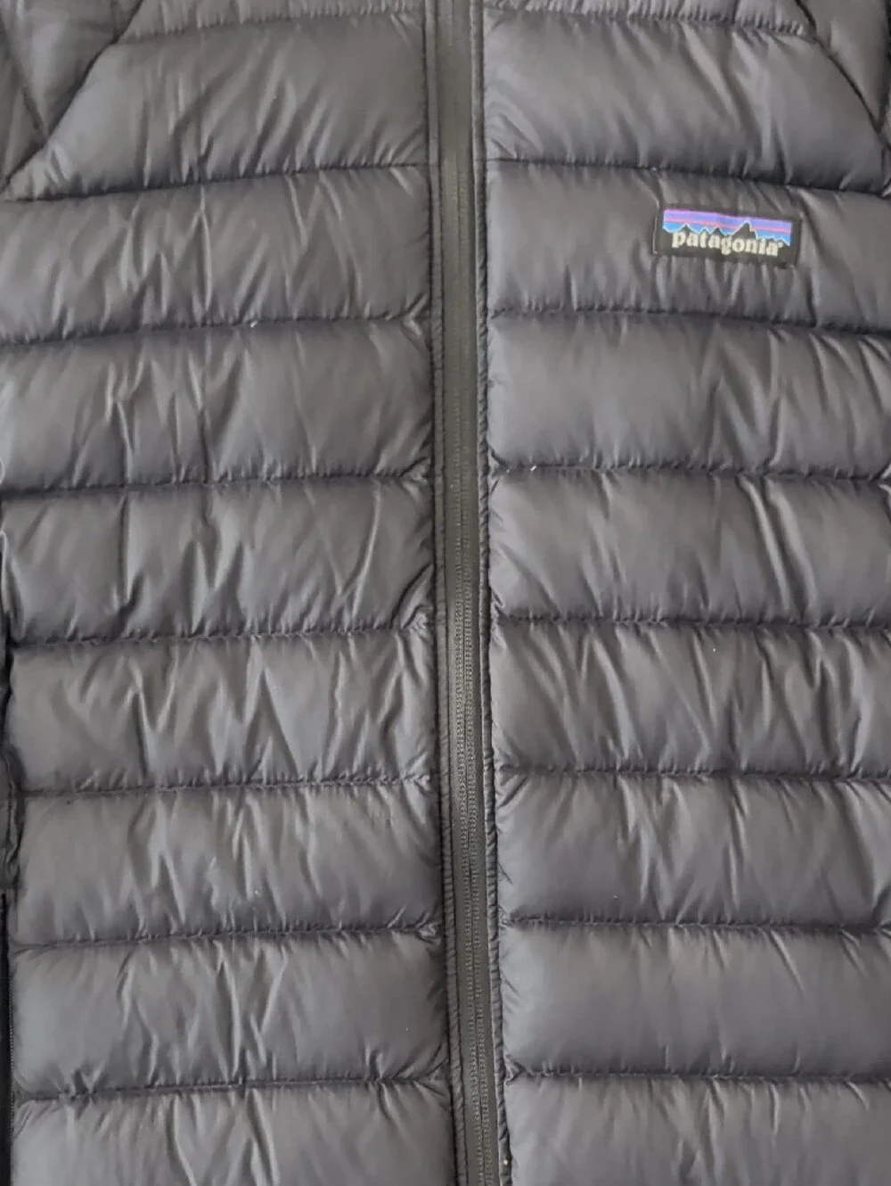 Patagonia Black Hooded Down Puffer Jacket - Picture 3 of 4